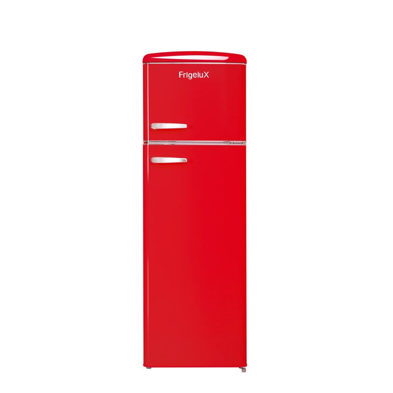 Retro Vintage Rødt 2-dørs Køleskab RFDP246RRA++ 245L - FrigeluX