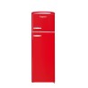 Retro Vintage Rødt 2-dørs Køleskab RFDP246RRA++ 245L - FrigeluX