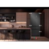 Sort French Door Køle-Fryseskab FRD190XBI 413L - FrigeluX