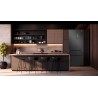 Sort French Door Køle-Fryseskab FRD190XBI 413L - FrigeluX
